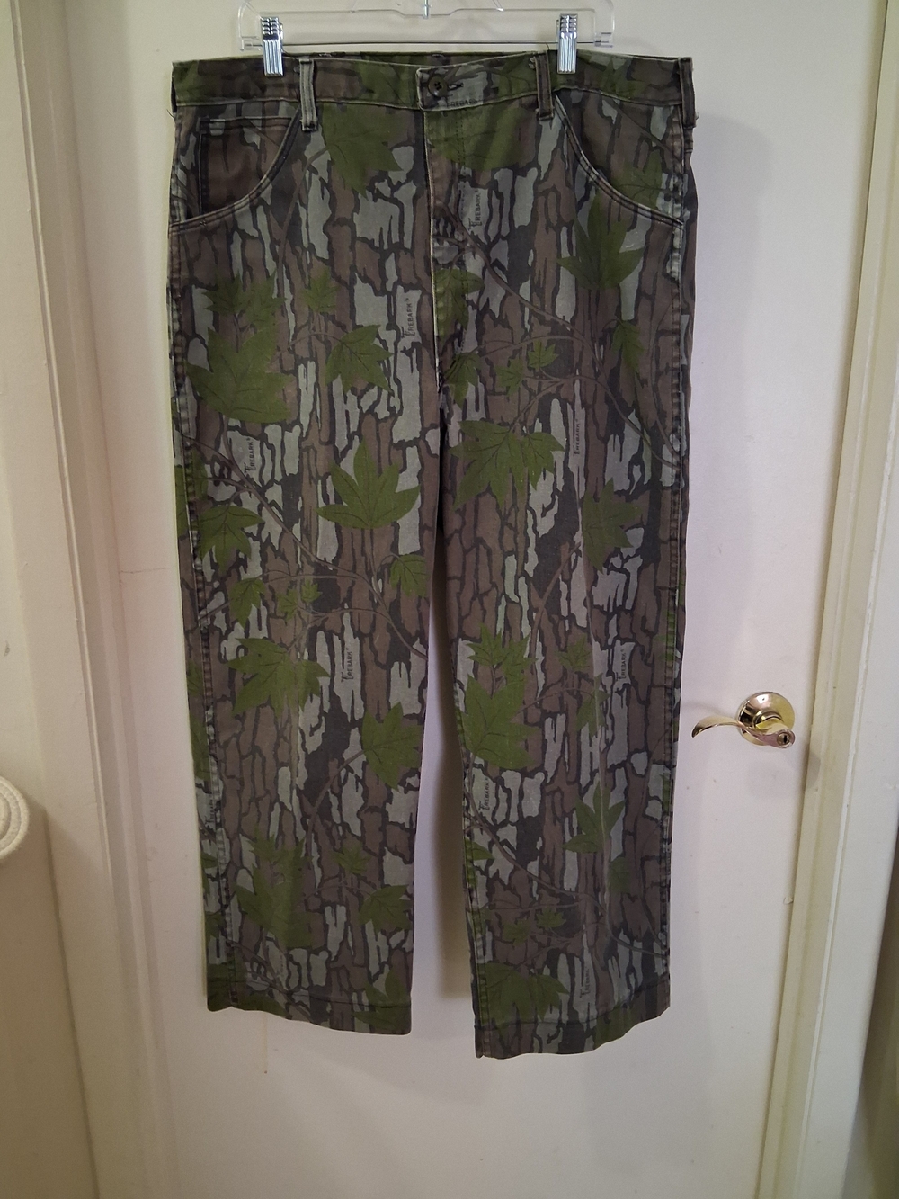 Vintage Pointer Brand Trebark Camo Pants 40W Made In USA Hunting Outdoors - Picture 3 of 7